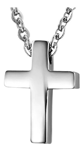 Cristo Cruz Crucifijo Damas Acero Inox Incluye Cadena Nbv122