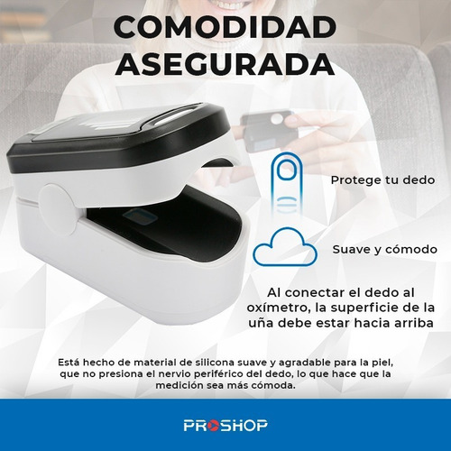 Oxímetro de pulso saturometro para dedo Femmto YK-81A negro