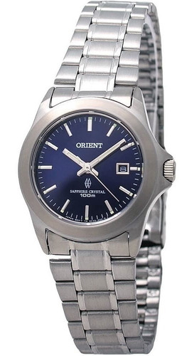 Imagen 6 de 10 de Reloj Orient Mujer Acero Quartz Cristal De Zafiro Fsz3g001d