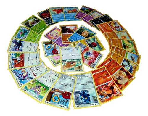 60 Cartas De Pokemon Originales Sin Repetir