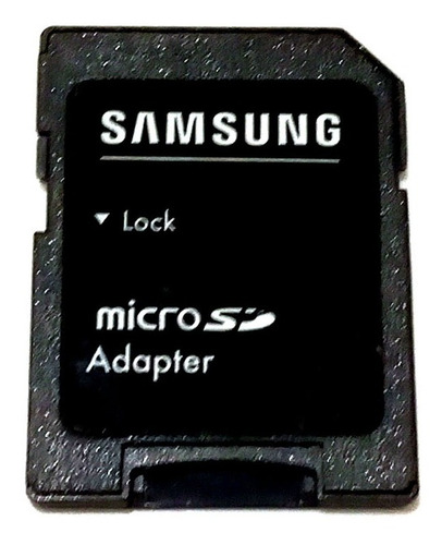 Imagem 1 de 2 de Adaptador Leitor De Cartão Micro Sd P/ Sd Samsung