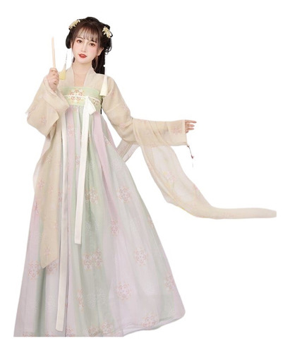 Disfraz De Hada China Antigua Hanfu For Mujer, Traje De
