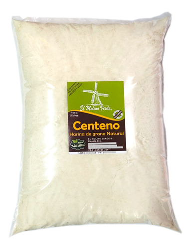 Harina De Centeno 100% Natural - 5 Kilos