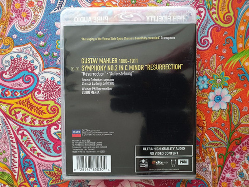 Mahler: Sinfonía 2 Resurrección - Mehta / Br-audio Hi-res (Usado)