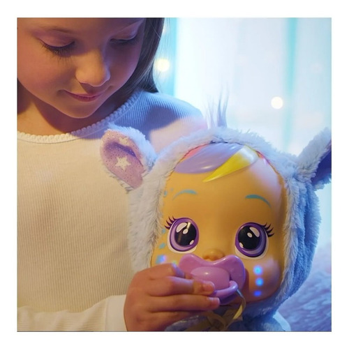 Muñeco Cry Babies Goodnight Jenna Bebé Llorón Con Luces