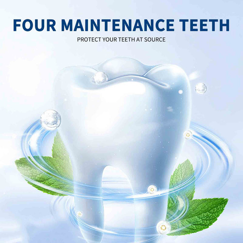 Snows Mountain Mint, Dientes Grandes Y Blancos, Amarillos Y