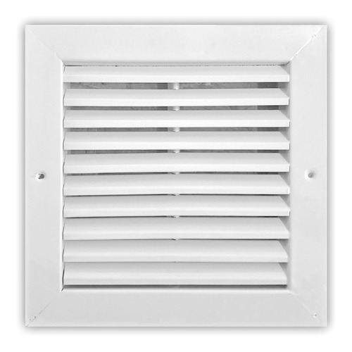 Rejilla Ventilacion Baño 20x20 Acero Inox Exterior 25x25 Bca