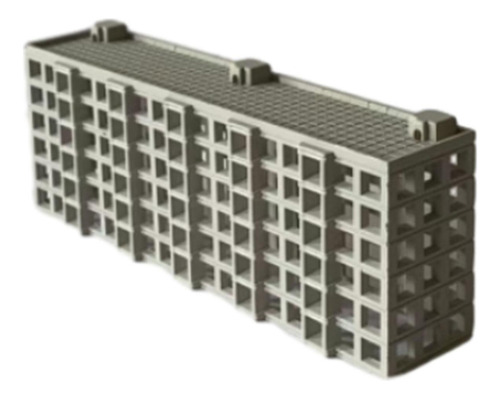 2 Diorama Edificio De Ciudad Moderno Pintado A Mano Estilo D