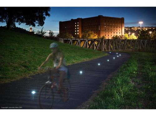 Tacha Solar Led Vial Intermitente Blanca - Excelente Calidad