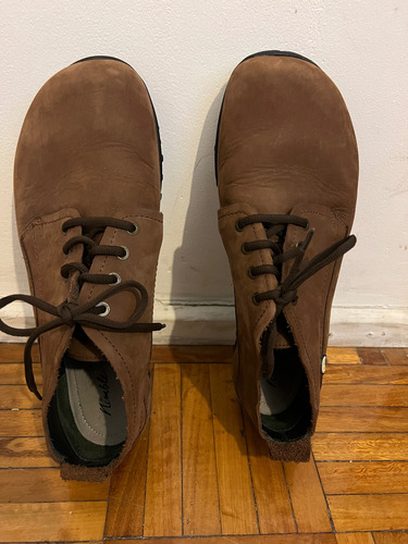 Zapatos De Nobuk De Alemania Marrón 42-43 (Usado)