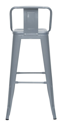 Imagem 3 de 5 de Banqueta Tolix Iron Com Encosto Várias Cores Industrial Aço