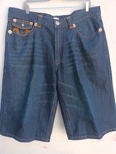 Bermuda True Religion 40 Adulto Mezclilla Algodón