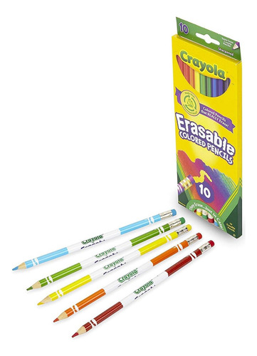 Lápices De Colores Borrables De Crayola