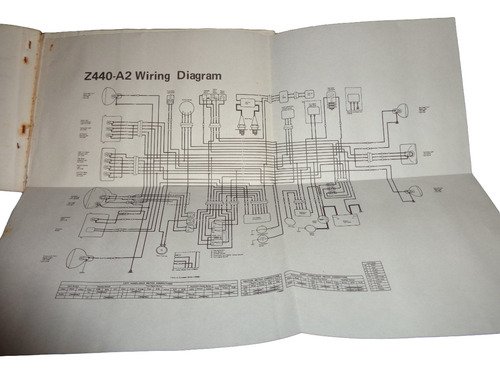 Kawasaki Z 440 Ltd 1980 Libro Manual Original (Usado)