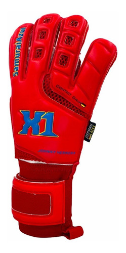 Imagen 3 de 6 de Guantes De Futbol X1 Samurai Azul Pro