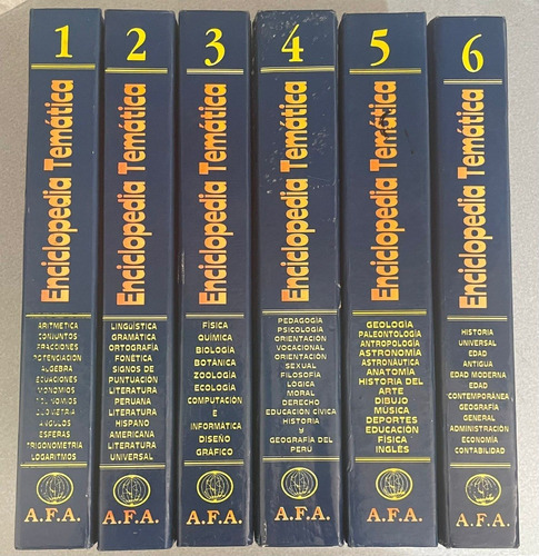 Colección Enciclopedia Temática Vademecum (6 Libros)