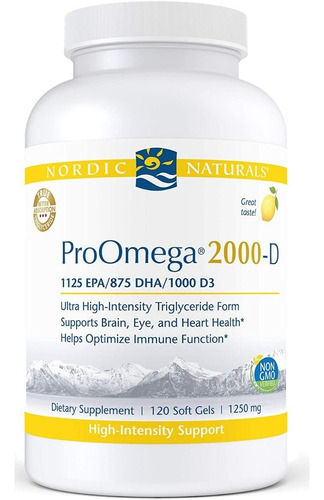 Pro Omega-d 120cp Nordicnatural - Unidad a $5516