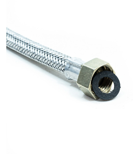 Imagen 2 de 6 de Flexible Chicote Mallado Agua 1/2 X 35 Industria Argentina