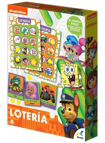 Nickelodeon Loteria Juego De Mesa Clasico Novelty