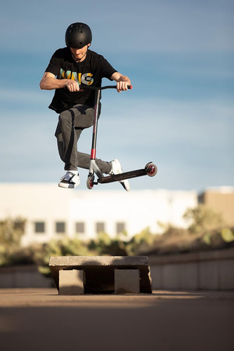 New Patin Scooter Mongoose Freestyle Rise 100 Pro Color Gris/rojo