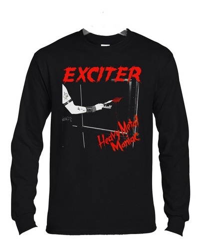 Polera Ml Exciter Heavy Metal Maniac Metal Abominatron