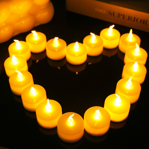 30 Velas Led Sin Llama Que Encienden Luces Parpadeantes