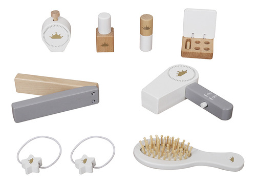 Tocador De Madera Infantil De Princesas Incluye Accesorios
