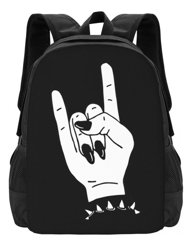 Mochila De Viaje Rock On Hand Sign For Niñas Y Niños