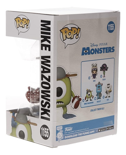 Funko Pop Disney: Mike Con Guantes - Monsters Inc. 20 Aniver