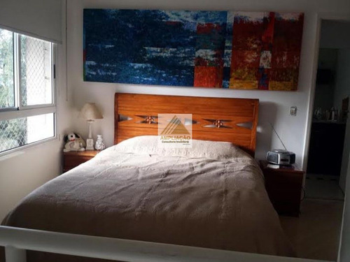 Imagem 7 de 15 de Loft Mobiliado 2 Dormitorios 2 Suites 3 Vagas Deposito No Panamby - Py2024