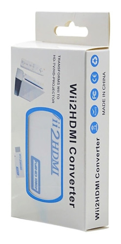 Adaptador Conversor Hdmi Para Nintendo Wii Wii2hdmi