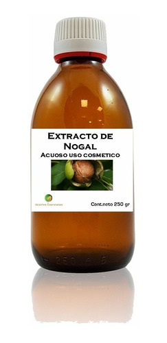 Extracto De Nogal Acuoso 250 Ml Uso Cosmetico Juglans Regia