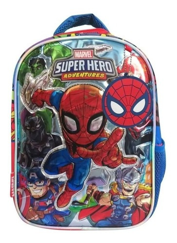 Mochila escolar Cresko Avengers SP851 color azul 12L