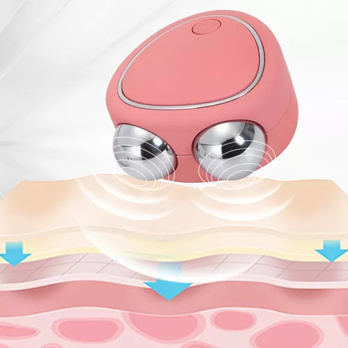 Rodillo Facial Con Microcorriente En Forma De V