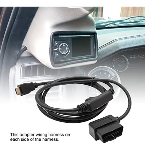 Anxingo Obdii A Hdmi Monitor Cable Plug Para Edge Cs2 Cts2 C