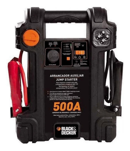 Auxiliar De Partida 500a 12v Js500s Black+decker Bivolt