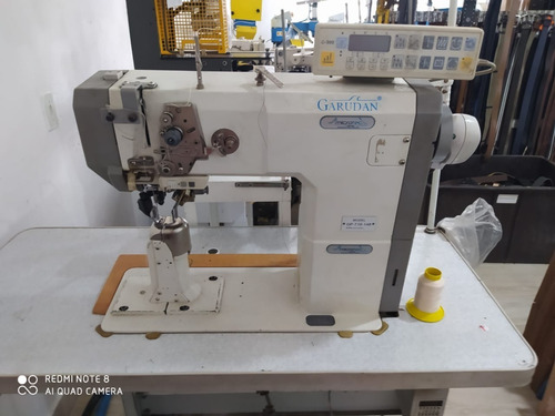 Máquina De Costura Garudan Eletrônica Gp-710-148 Tr. Triplo