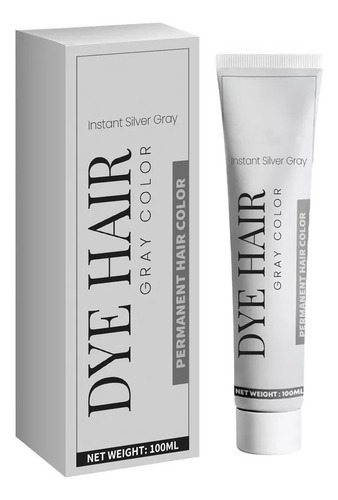 Tinte Permanente Para Cabello Gris De Larga Duración 100ml