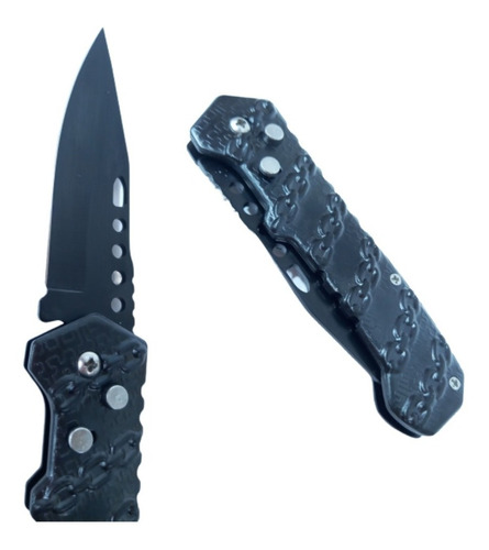 Navaja Puñal Automatica Tactica Cadenas Clip Cuchillo