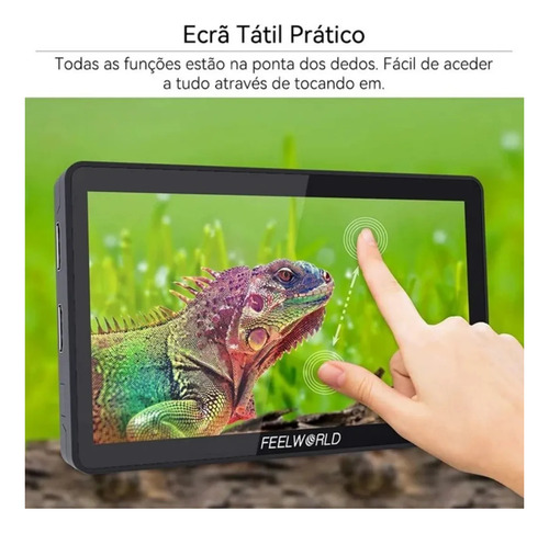 Monitor Feelworld F6 Plus V2 Original Touch 3d Lut 6 Brasil
