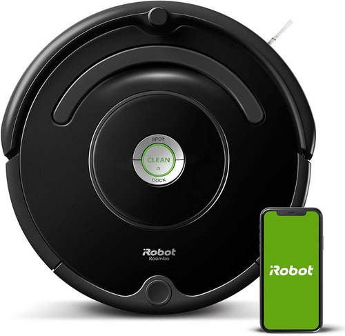 Aspiradora robot iRobot 600 Roomba 675 negra 120V/240V