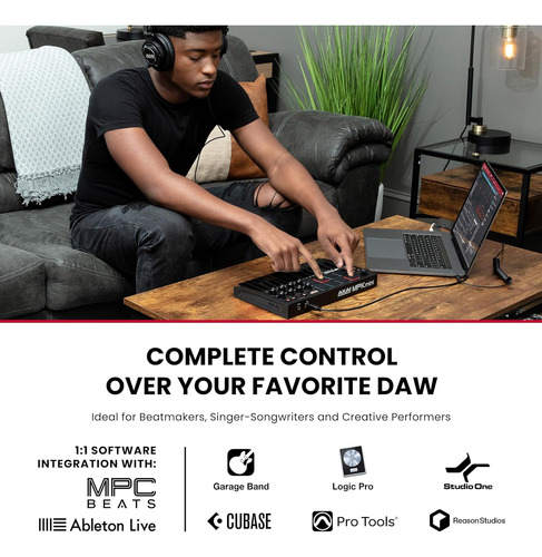 Akai Mpk Mini Mk3 Controlador Midi 25 Teclas Usb