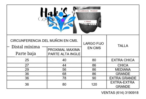 Bolsa P/poner Prótesis De Pierna Transfemoral Tamaño Chica