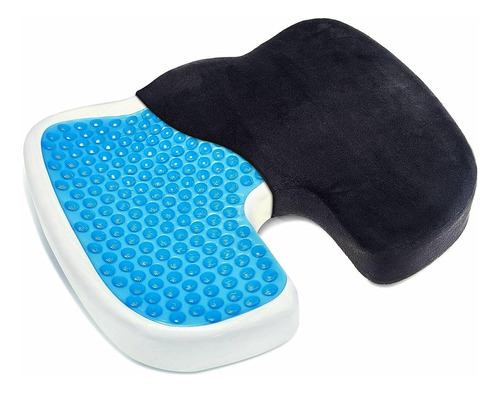 Almohada Cojin Lumbar Viscoelastico Con Gel Noobe Coxis Sill