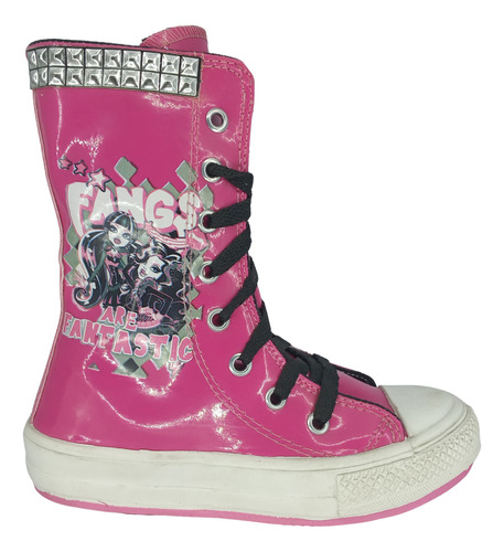 Monster High Botas Altas Para Niñas Con Cierre Talle 23 A 30