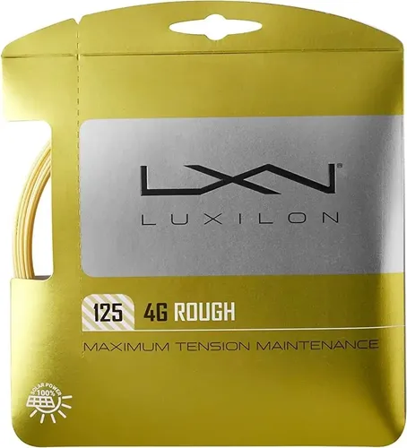 Cordage De Raquette Wilson Luxilon 4G - Rouleau De 2m - 1.25mm - Or - Pour Contrôle Et Confort