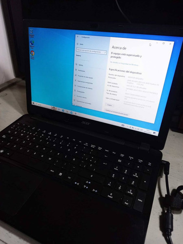 Notebook Acer E5-521 15  Con Ssd 256 Gigas Usado 