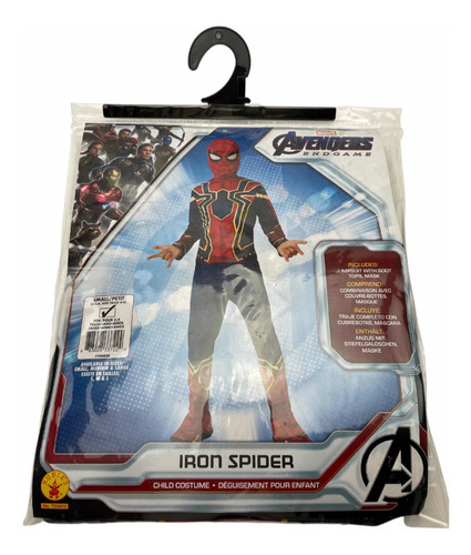 Imagen 2 de 2 de Disfraz Hombre Araña Avengers 4 Iron Spiderman Talla S