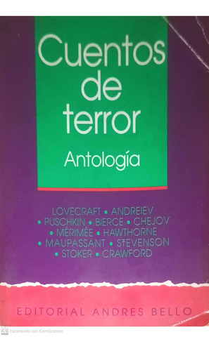 Cuentos De Terror. Antología. Varios Autores.