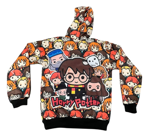 Buzo Tipo Canguro Animado Infantil - Frizado